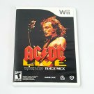 NINTENDO Wii Game AC/DC Live Track Pack Rock Band AC DC Box Disc Manual