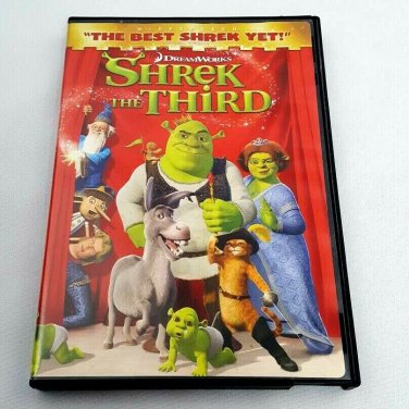 Shrek the Third  Widescreen Edition DVD 2007 Dreamworks