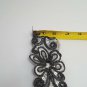 1920s Flapper Style Headpiece Black White Lace with Sequins Stretchy Hair Band
