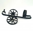 Black Metal Cannon Liquor Wine Rack Bottle Holder  Wrought Iron Man Cave