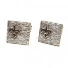 Vintage Swank Silver Tone Fleur De Lis Cufflinks Boy Scouts New Orleans Saints