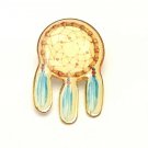 Vintage Dream Catcher Pin Native American Indian Style Souvenir Tie Hat Lapel