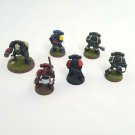Lot of 6 Warhammer Figures GW 1992 1999 Plastic Painted Game Miniatures WH4