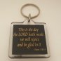 Bahamas Key Ring Chain Beach Ocean Palm Trees Bible Verse Psalms 118:24