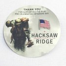 Hacksaw Ridge Movie Limited Edition Promo Pin American Flag Veteran's Day & Card