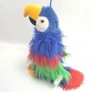 Rare 2004 Chrisha Creations Playful Plush Spring Parrot Stuffed Animal with Tags