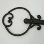 Key Holder Wrought Iron Wall Door Hooks Hanger Rack Metal Decor Accessory