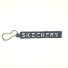 Vintage Skechers Shoes Blue Rubber Hang Tag Keychain Key Ring Triangle