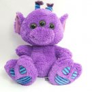 Aurora World Plush Taddle Toes Lucas Alien Three Eyed Purple Stuffed Monster