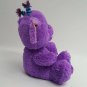 Aurora World Plush Taddle Toes Lucas Alien Three Eyed Purple Stuffed Monster