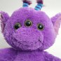 Aurora World Plush Taddle Toes Lucas Alien Three Eyed Purple Stuffed Monster