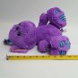 Aurora World Plush Taddle Toes Lucas Alien Three Eyed Purple Stuffed Monster