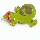 Rare Park Gecko With Sunglasses Enamel Pin Green Lizard Lapel Hat Tie