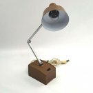 Vintage Mid Century Modern Hi Intensity Desk Lamp Brown Adjustable Arm