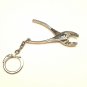 Cool Vintage Pair Mini Miniature Pliers Hardware Tool Keychain Key Holder Ring