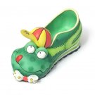 Rare Croak Croak Frog Design #10 Shoo Shoo Willow Hall Original Miniature Shoe