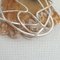 Hand Crafted Wire Wrapped Agate Slice Pendant for Necklace Brown Tan