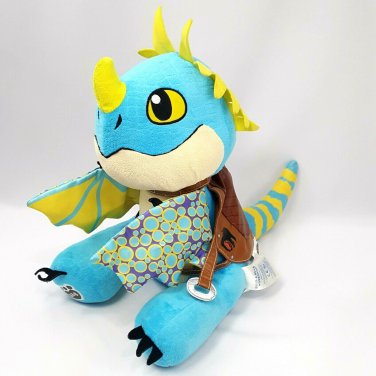 Build A Bear How To Train Your Dragon Stormfly Blue / Yellow Dragon Plush Sound