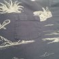 Custom Made ONeill Men's Desert Themed Blue T-Shirt L Cactus Scorpion Armadillo