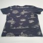 Custom Made ONeill Men's Desert Themed Blue T-Shirt L Cactus Scorpion Armadillo