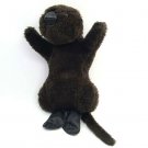 Rare Vintage 1973 Carmel Critters Otter Plush Brown Stuffed Animal Toy Lovey
