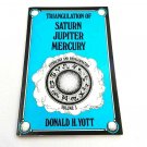 Astrology & Reincarnation Vol 3 Triangulation of Saturn Jupiter Mercury  Yott