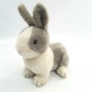 Vintage 1981 Dakin Bunny Rabbit Plush Stuffed Animal Toy Gray White Easter 9"