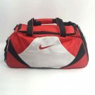 Nike Swoosh Duffle Gym Bag  Red Black White Shoulder Crossbody Shoe Compartment