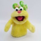 Vintage 1997 Peek A Boo Lizzy Lou Hand Puppet Jim Henson Muppet Yellow Monster
