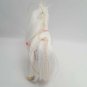 Douglas Unicorn Pony Plush White Hair Gold Tinsel Feet Horn Star Dust Necklace