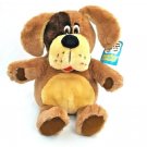 Vintage 1984 Dakin Woofer Dog Brown Stuffed Animal Plush 12” Chatter Animals