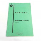 Kalmus Vocal Scores Dido And Aeneas Opera Music by Purcell Hen Purcell #6384