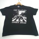 The Beatles Abbey Road Black Men's Graphic Tee T-Shirt XL