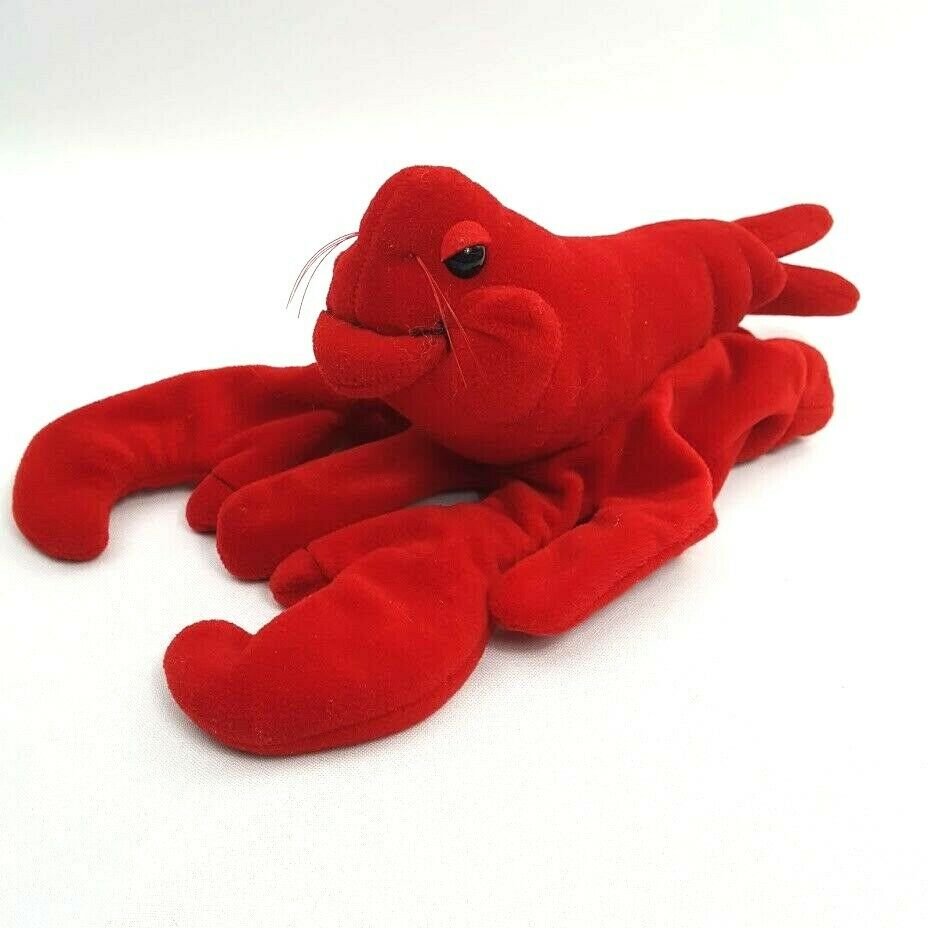 Vintage 1995 Lobster Hand Puppet Plush Creations Inc Red Ocean Animal Toy