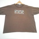 Classic Tootsie Roll Pop Owl How Many Licks Tee T-Shirt Brown XXL Three Licks