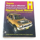 Haynes 92075 Repair Manual Toyota Pick ups 1979 - 1995 4Runner 1984 - 1995