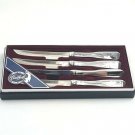 Vintage Steak Knives Carvel Hall Knife Set of 4 Wickford Stainless Steel W/ Box