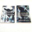 Gary Paulsen books lot of 2 Tracker and Woodsong Paperbacks
