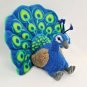 Wild Republic Peacock Plush Stuffed Animal Bird Top Quality 2017 EUC!