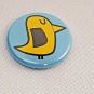 Button Pin Naranjas Chinas Art Pin Cartoon Bird Badgebomb 2007