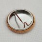 Button Pin Emily Martin Art Pin Swan Duck with Party Hat Badgebomb