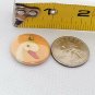 Button Pin Emily Martin Art Pin Swan Duck with Party Hat Badgebomb