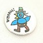 Button Pin Noah Lyon Art Pin Blue Bird Pilgrim WHOAH! Badgebomb 2008
