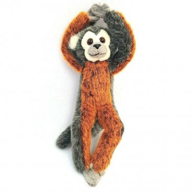Russ Berrie GASPARD Monkey Plush Stuffed Animal Bendable Legs 11"