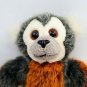 Russ Berrie GASPARD Monkey Plush Stuffed Animal Bendable Legs 11"