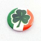 Pinback Button Pin Irish Ireland Lucky Shamrock Clover St Patrick's Day