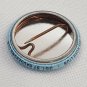 Vintage 1998 Button Pin Noah Lyon Art Pin Doves Love Birds Peace Badgebomb
