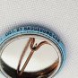 Vintage 1998 Button Pin Noah Lyon Art Pin Doves Love Birds Peace Badgebomb