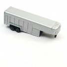 ERTL Gooseneck Silver Horse Livestock Trailer Die-Cast Metal 5th Wheel Toy 1/64