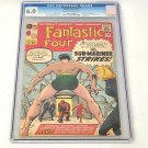 1963 Fantastic Four #14 Stan Lee Jack Kirby Ditko Ayers CGC 6.0 Fine Sub-Mariner